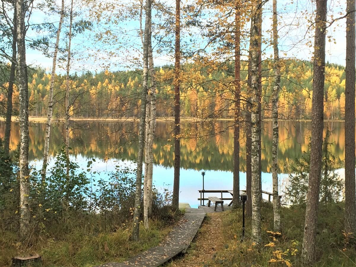 Шале Lappalaisen lomamökit Mäntypirtti Пуумала-24