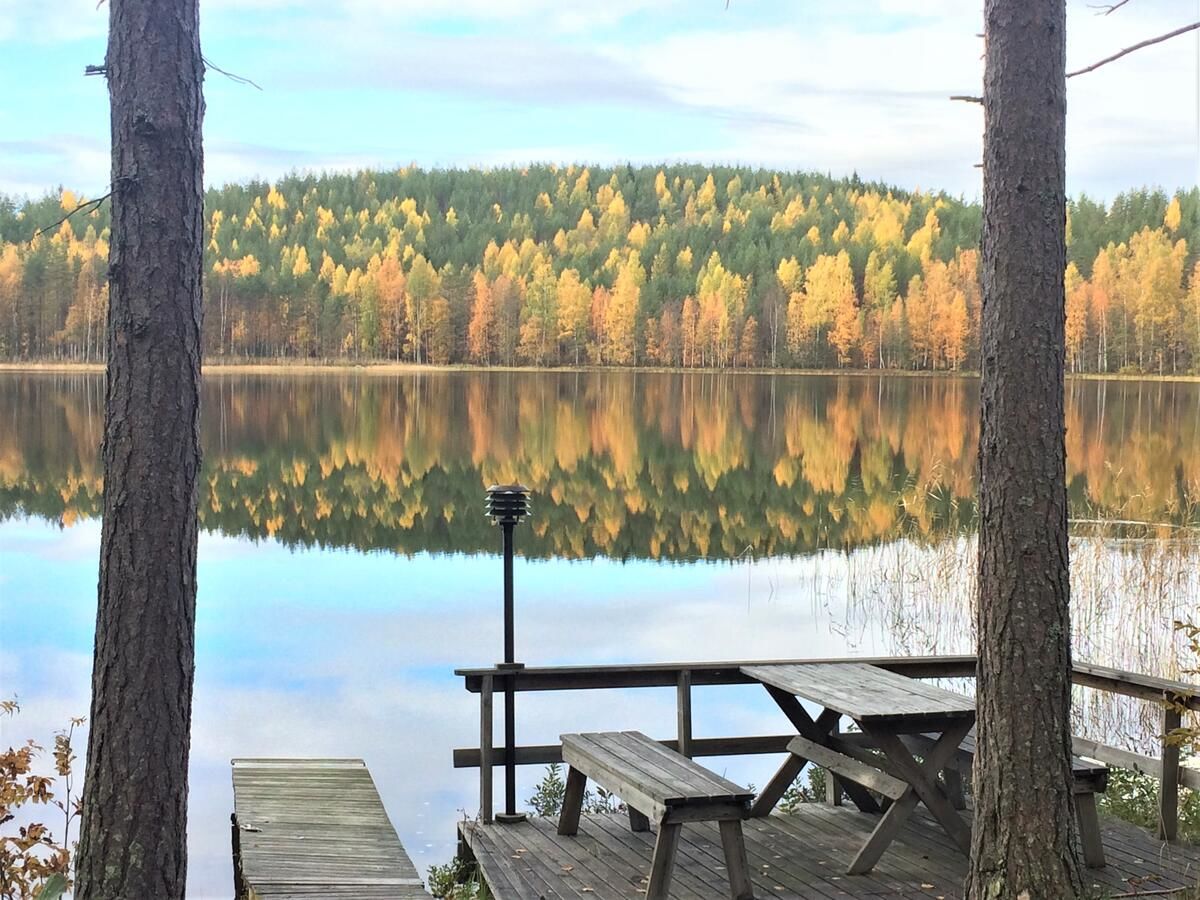 Шале Lappalaisen lomamökit Mäntypirtti Пуумала