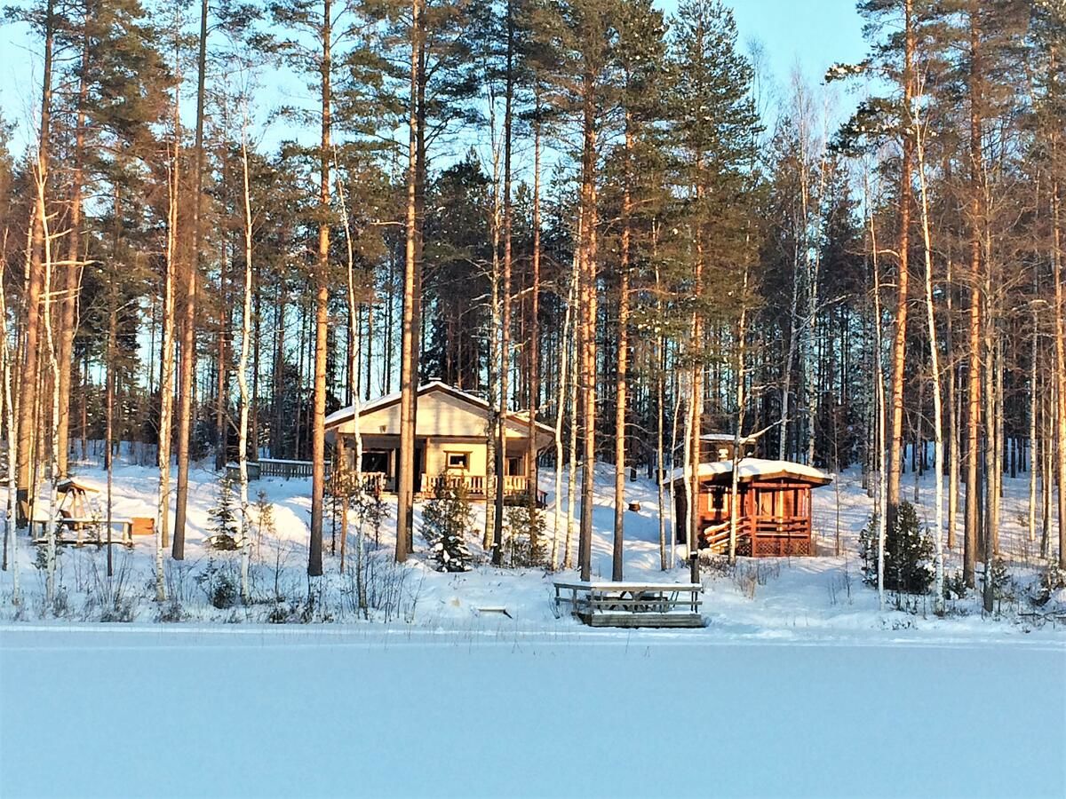 Шале Lappalaisen lomamökit Mäntypirtti Пуумала-7